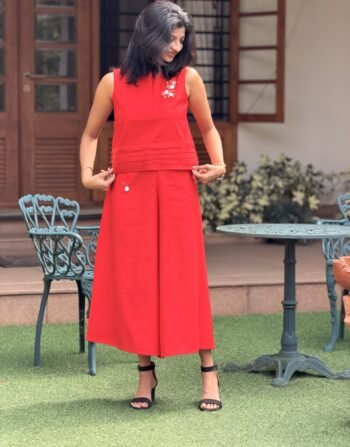 Red Velvet Eve Co-ord Set